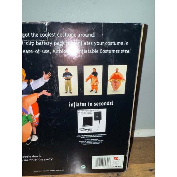 Rare Vintage New Inflatable Clown Costume One Size - Picture 8 of 12